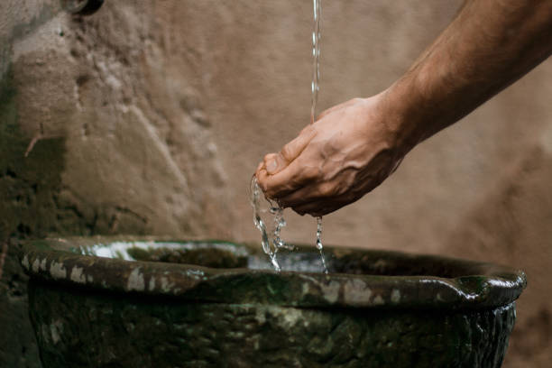 istock Old drinking fountain in Italy, Rome. 1358778326