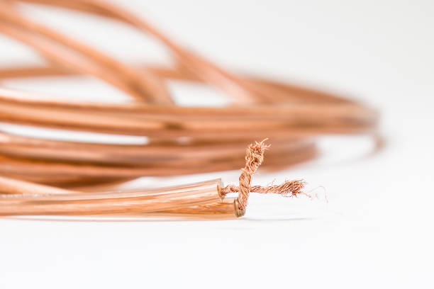 istock Audio wires isolated on white 1358780007
