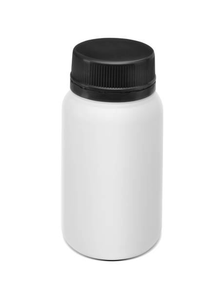 istock Blank medicine bottle isolated on white background 1358787967