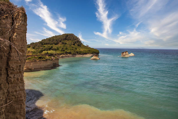 istock Canal D'amour on Corfu island, Greece 1358790231