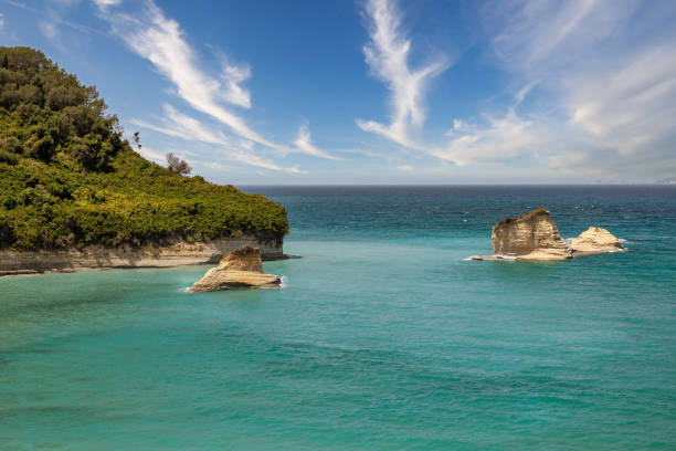 istock Canal D'amour on Corfu island, Greece 1358790235