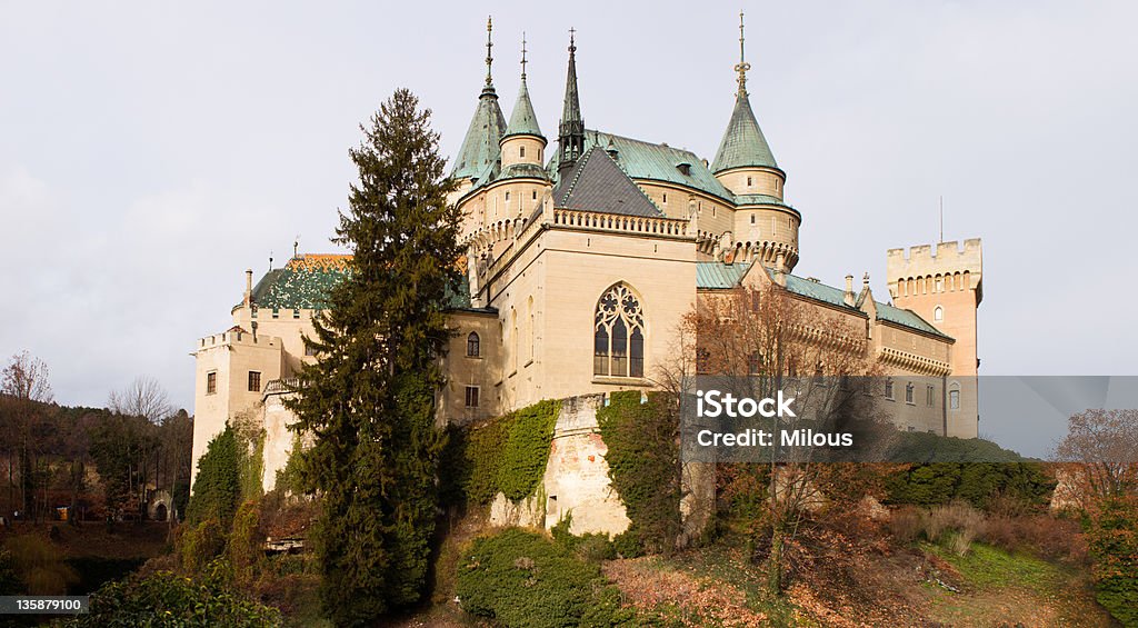 Castle Bojnice, Slovakia Castle in Bojnice city in Slovakia Castle Stock Photo