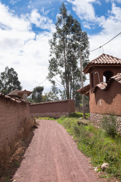 istock Path in rural scene in Peruvian Andes. Trail in Andean countryside. 1358806556