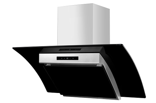 Kitchen vent , kitchen hood isolated on white background