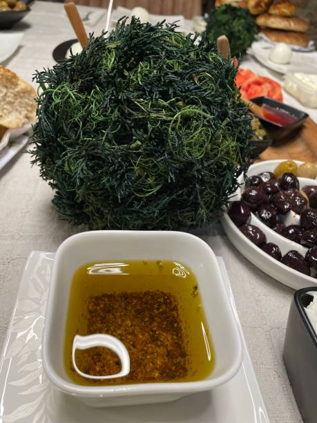 istock Olive oil and olives 1358814540