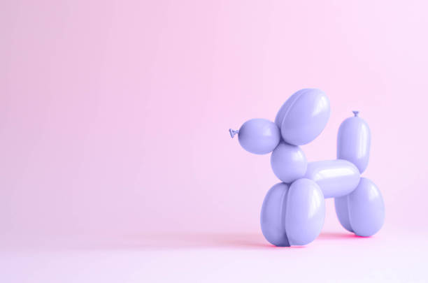 istock Dog ball in trendy purple 2022. 1358815621