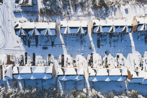 istock Suburban Winter Landscape 1358815636