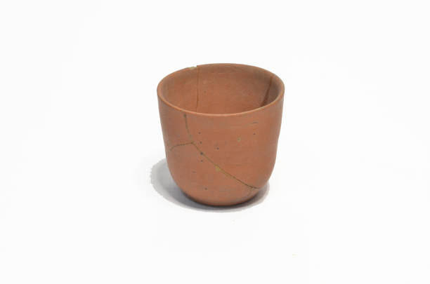 istock chinese brown old cup on isolated white background 1358820368