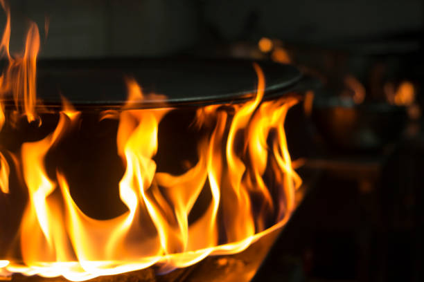 istock Food preparation - High Flame 1358834576