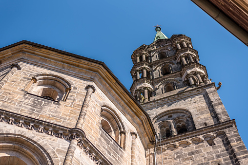 Church Tower of the Bamberg cathedral in Bavaria