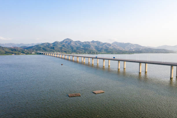 istock Drone view of the Shenzhen Bay Bridge 1358840443