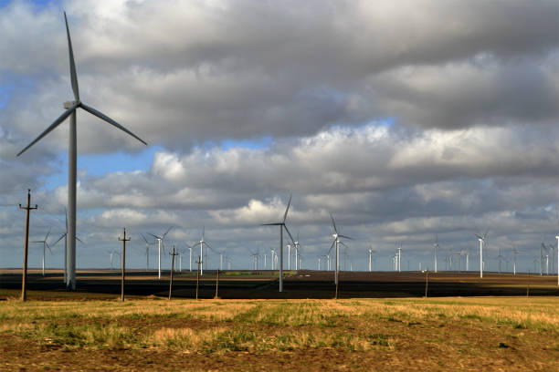 istock industrial field with wind turbines 1358841859