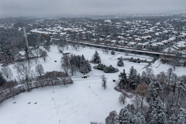 istock Boyd Conservation Park in winter, Woodbridge, Canada 1358850677