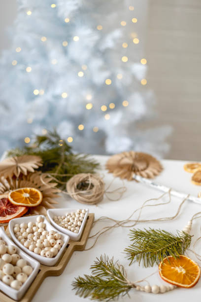 istock Process diy home decorations. Fully recyclable holiday decor. 1358859477
