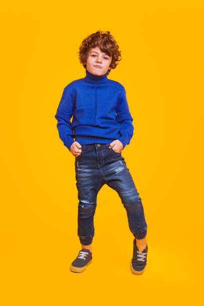 istock Funny boy in stylish outfit 1358868225