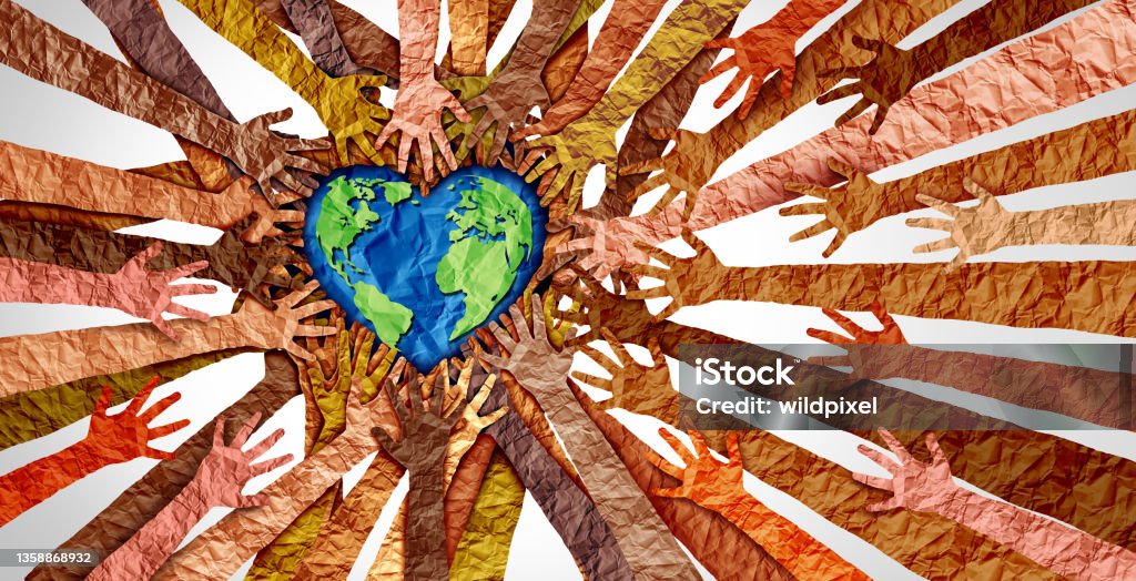 Earth Day Earth Day and save the planet environmental ecology protection by the world community. Save The Planet Stock Photo
