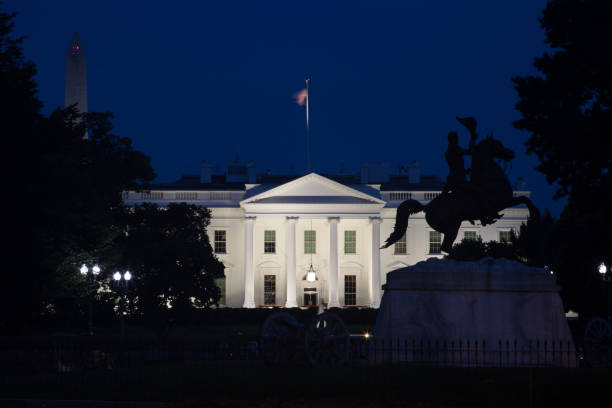 istock White House and Andrew Jackson Statue 1358870203