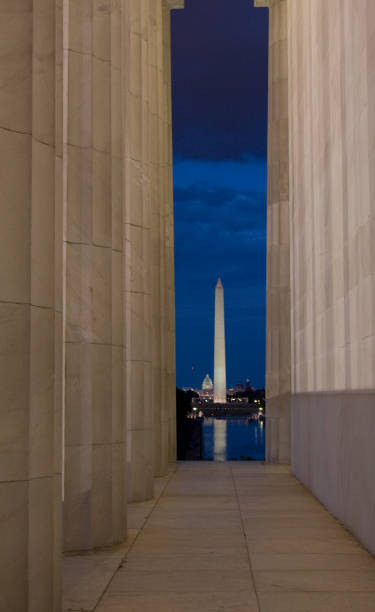 istock Washington Monument from Lincoln Memorial 1358870311