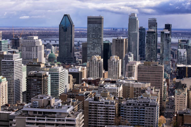 istock Montreal Skyline at night, Quebec, Canada 1358877723