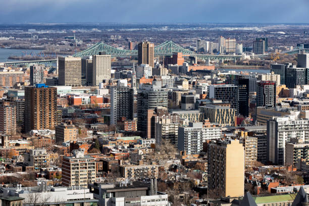 istock Montreal Skyline at night, Quebec, Canada 1358877734
