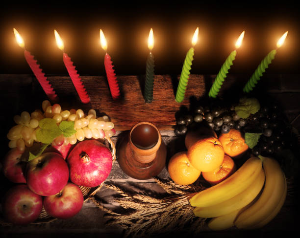 istock Happy Kwanzaa. African festive concept. Black history. 1358884099