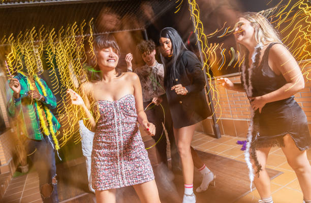istock People having fun on a terrace at New Year Eve 1358890635