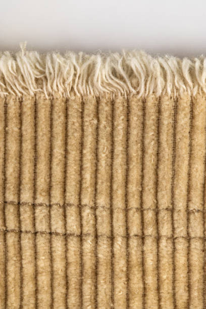 istock brown corduroy cotton fabric with large ribbing 1358891292