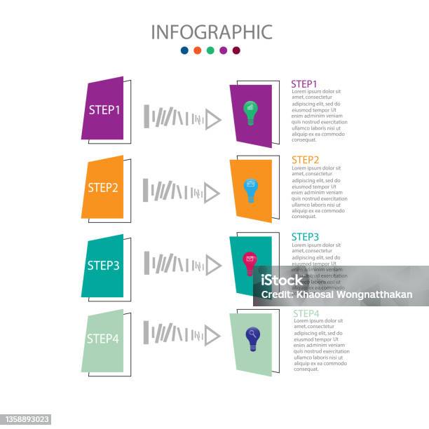 Business Data Visualization Process Chart Abstract Elements Of Graph ...