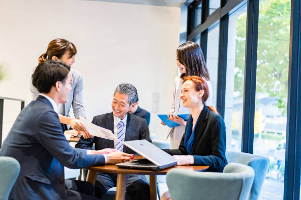 istock Businesspersons having a meeting in an office 1358911286