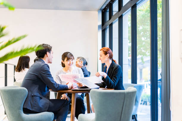 istock Businesspersons having a meeting in an office 1358911288