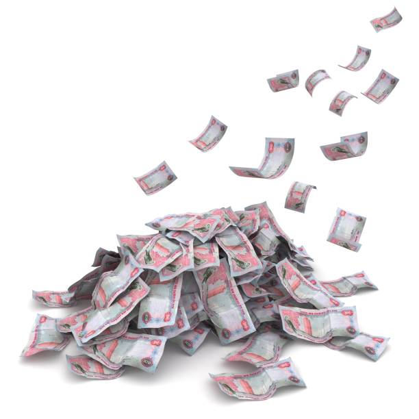 istock UAE dirham falling money finance crisis 1358912927
