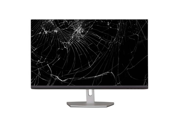 istock computer monitor with a broken screen isolated on a white background 1358921965