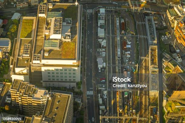 Tokyo Cityscape Stock Photo - Download Image Now - Aerial View, Altostratus, Apartment