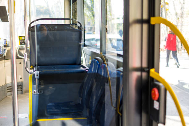 istock Interior of the bus 1358931866