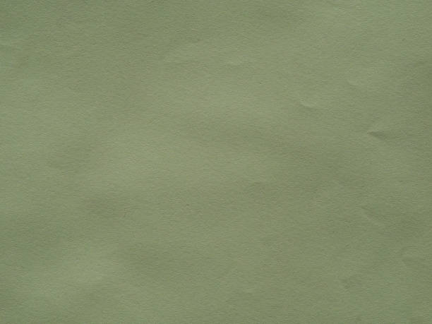 istock Light greenish paper texture background. Khaki paper background with visible texture 1358933723