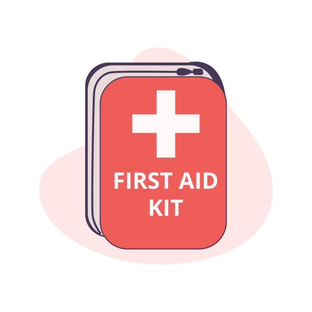 istock First aid kit box flat object. Medicine chest with cross. Medications for emergency. Healthcare vector isolated illustration 1358935389