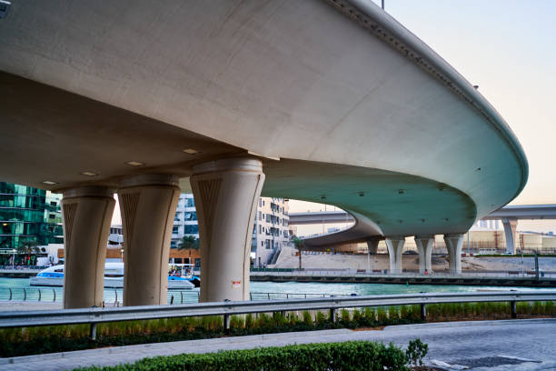 istock Dubai night architecture in the Arab Emirates 1358938897