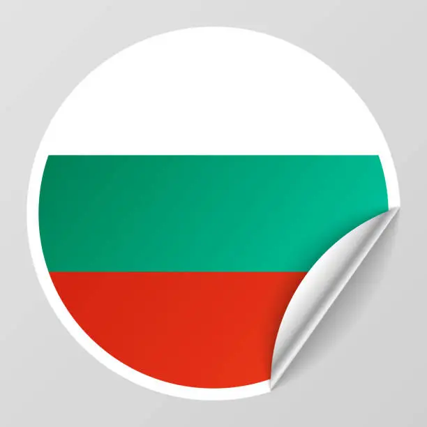 Vector illustration of EPS10 Vector Patriotic Background with the colors of the flag of Bulgaria.