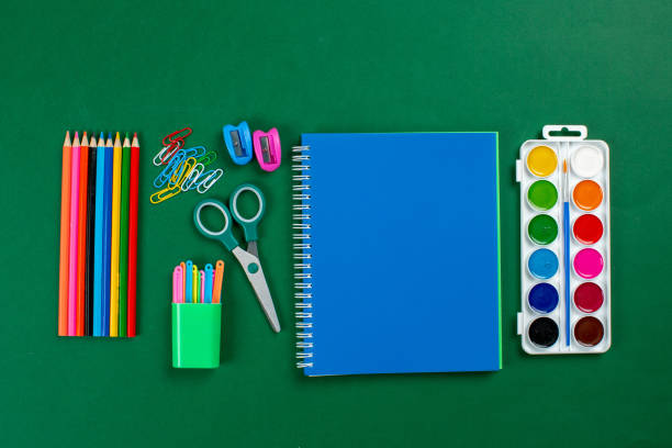 istock Back to school concept, backpack full of school supplies 1358948242