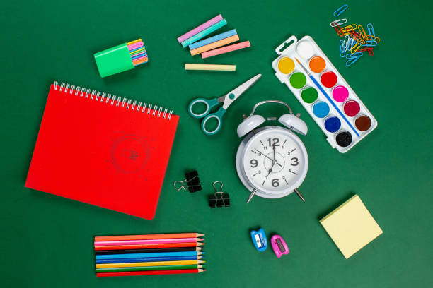 istock Back to school concept, backpack full of school supplies 1358948325