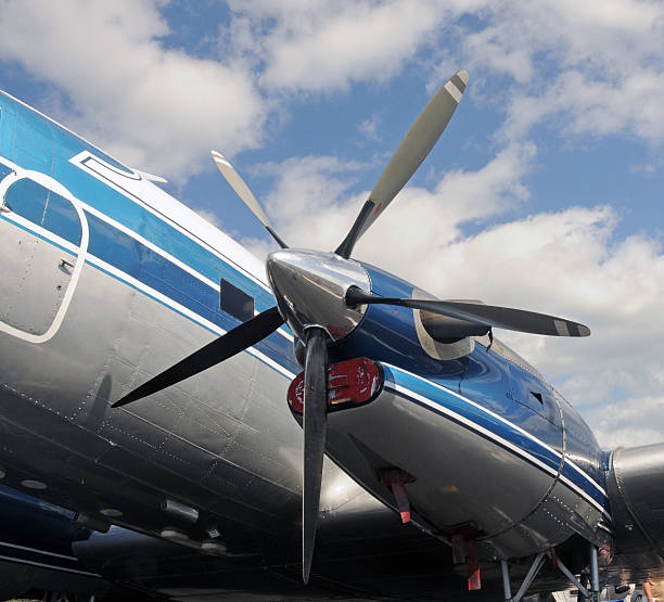 istock Old airplane porpeller 135894967