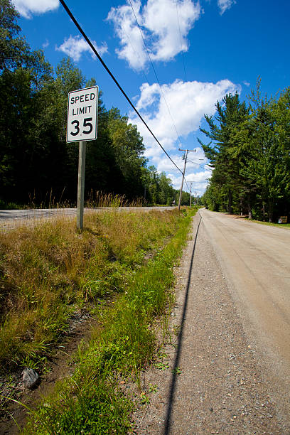 istock route 17 in maine, leading to freedom 135895017