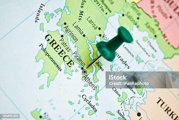 Athens Greece Stock Photo - Download Image Now - Athens - Greece, Business Travel, Cartography