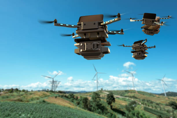 istock Object metaverse virtual world Drone technology device industry flying industrial logistic export import product home delivery service logistics shipping transport transportation to go metaverse 2022 1358953505