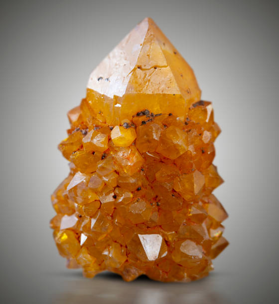istock citrine mineral specimen stone rock geology gem crystal 1358956327