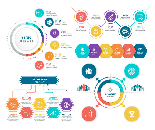 8 Rounded Infographic 440+ Infographic 8 Hexagon Stock Illustrations, Royalty-Free Vector ...