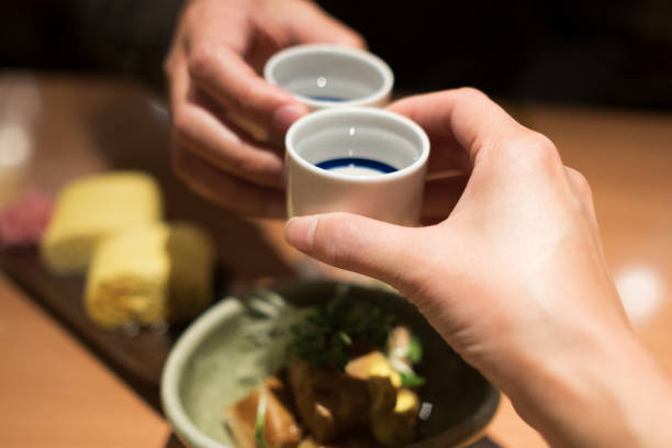 istock Toast with sake, Izakaya 1358964982