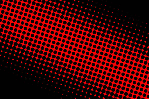 istock Ventilation holes Red Abstract background texture. 1358966825