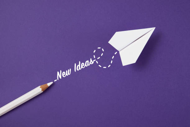 istock New Ideas Concept with Paper Airplane 1358970577