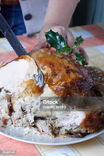 깎아서 크리스마스 칠면조 고기에 대한 스톡 사진 및 기타 이미지 - 고기, 공휴일, 구이